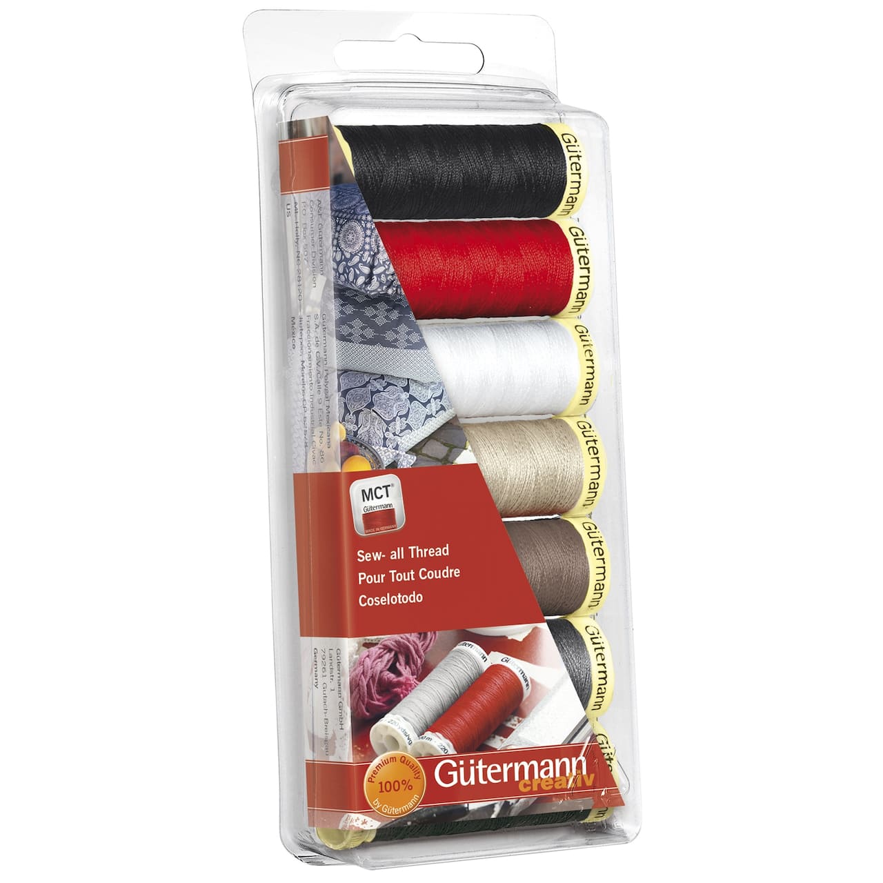 Gütermann Sew-All Basic 7 Spool Polyester Thread Set
